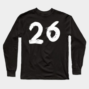 Number 26 Long Sleeve T-Shirt